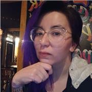 Profesora de ciencias naturales con habilidades en lengua extranjera inglés